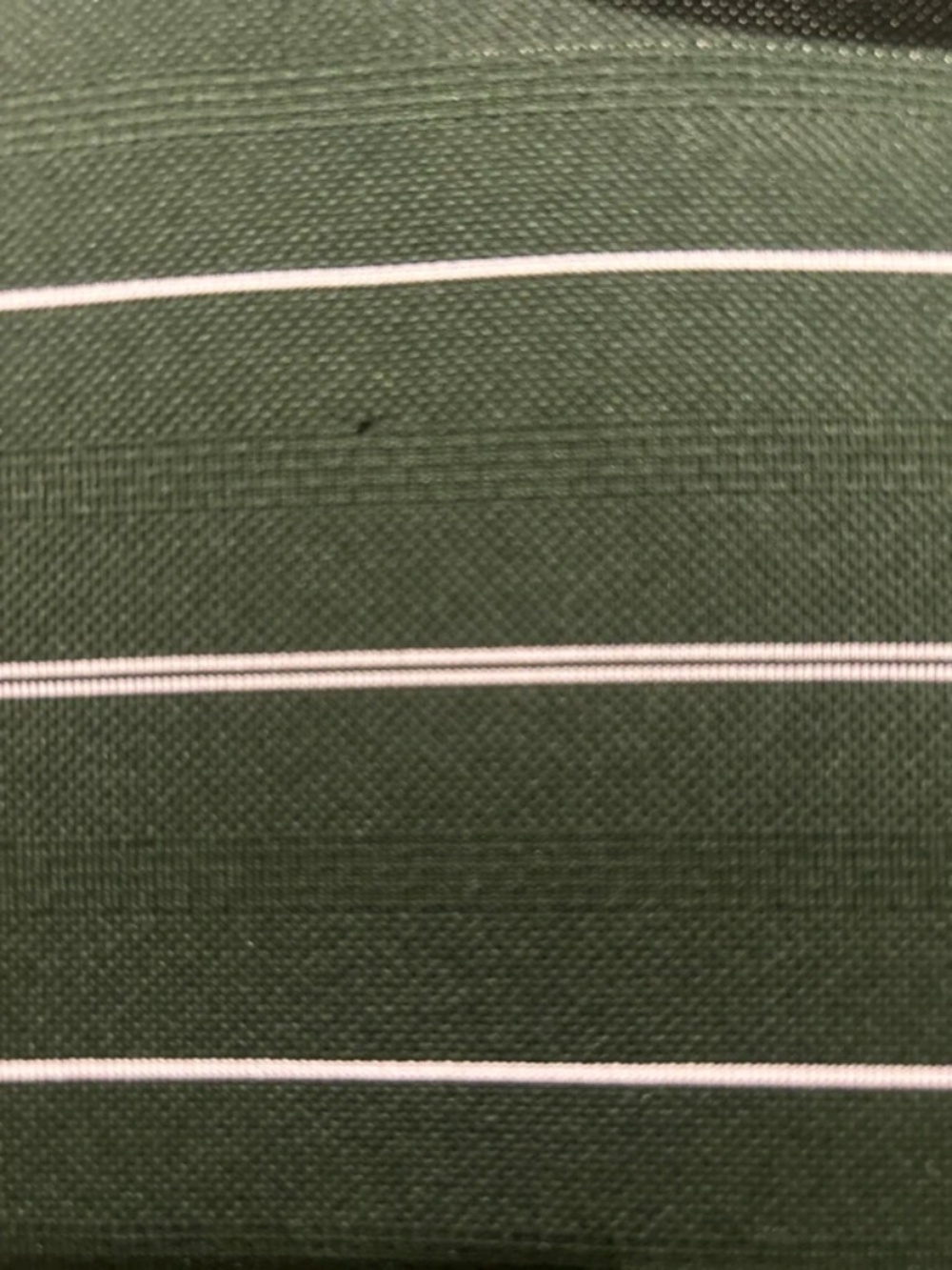 Nike Golf Dri Fit Sport Dark Green Striped Polo Shirt Sz. L - Picture 6 of 8